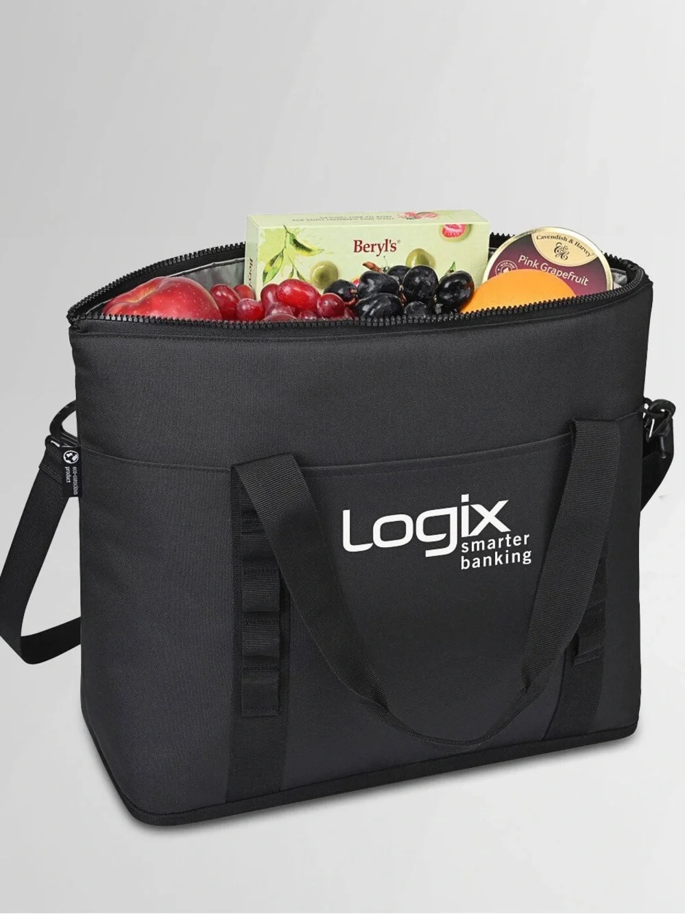 Logix Black Insulated Tote Bag Cooler~Beach 🏖️Picnic Pool ✨Tote With The Most✨
